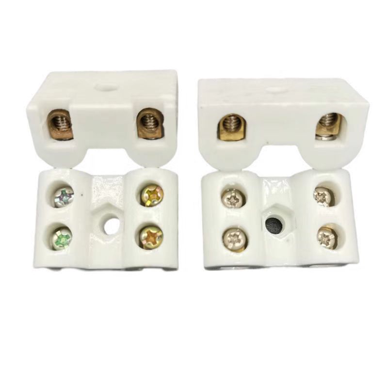 Клеммный блок на 5 отверстий клеммный пост два входа два выхода керамический соединитель высокой температуры из оксида алюминия высокочастотный