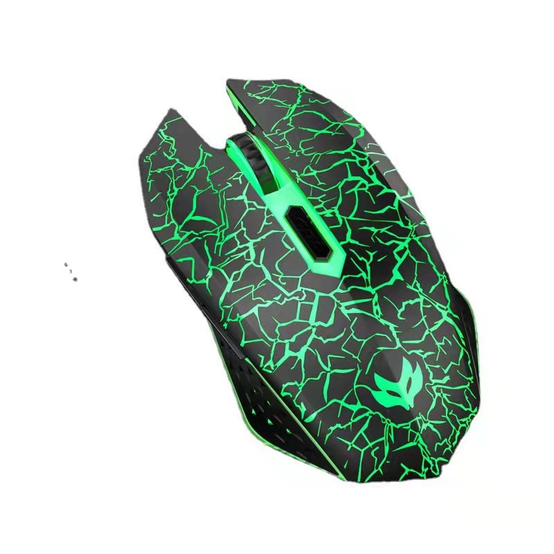 Wrangler Rechargeable Wireless Mouse Silent Office Gaming Laptop Creative Luminous Mouse Wholesale Spot