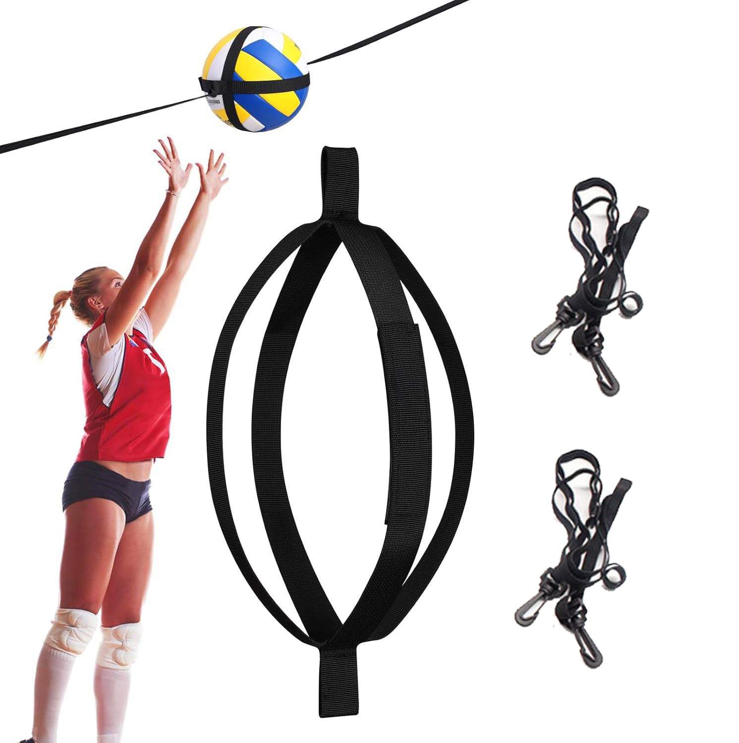 Тренировочное оборудование для волейбола, тренер по пляжному волейболу, регулируемая эластичность, помощь в прыжках