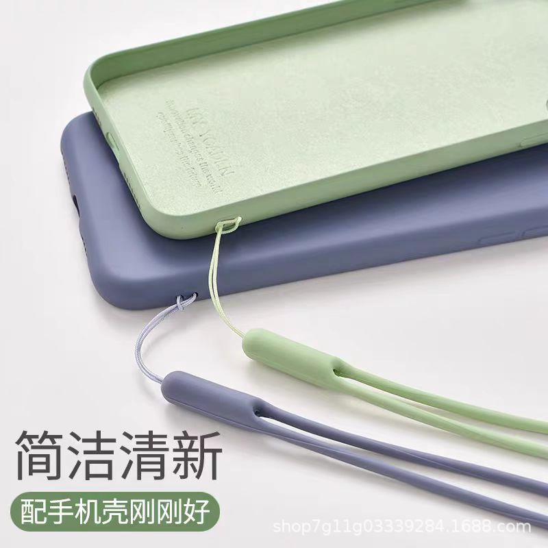 Silicone Phone Lanyard Short Wrist Strap Keychain Speaker USB Flash Drive Water Cup Hand Strap Liquid Phone Case Liquid Silicone