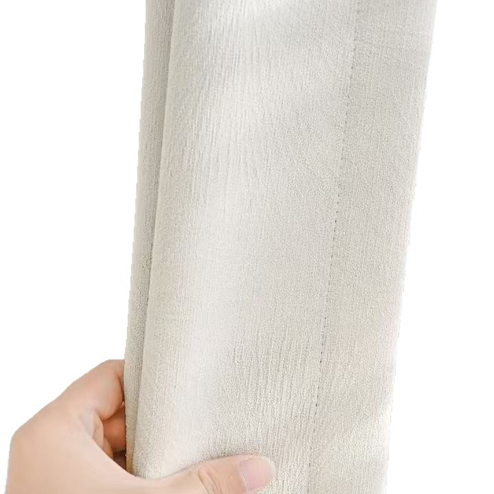 3.2 Small Width Chenille Blackout Curtain Fabric, Good Drape Feel, Popular for Living Room, Bedroom, Hotel