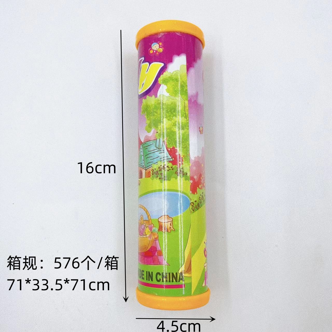 2 Yuan Wholesale Cartoon Mixed Toys Kaleidoscope Kidsren's Toys Nostalgic Interactive Stall Telescope Family Internal View