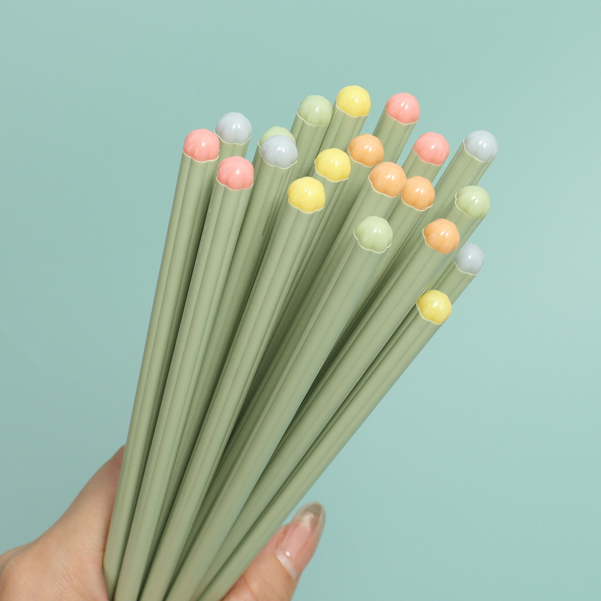 Household Alloy Chopsticks Simple Anti-slip Anti-mildew High Temperature Chopsticks Household One-person Chopsticks High-grade Non-deformation High Temperature Tableware