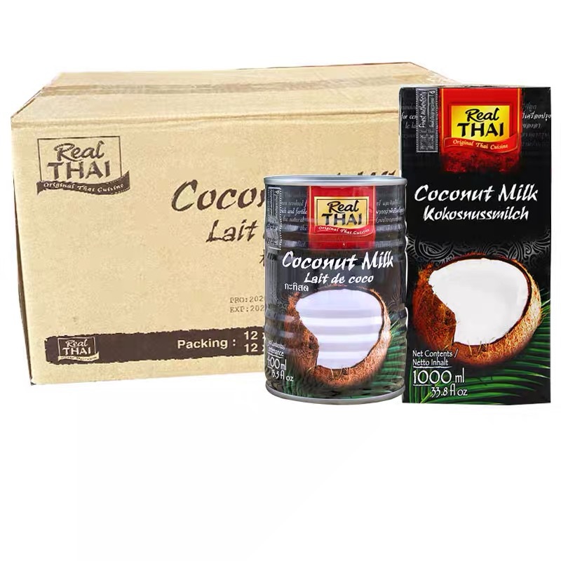 Indonesia imported coconut milk thick coconut milk liertai brand Coconut Milk 1L commercial coconut milk baking raw material curry soup