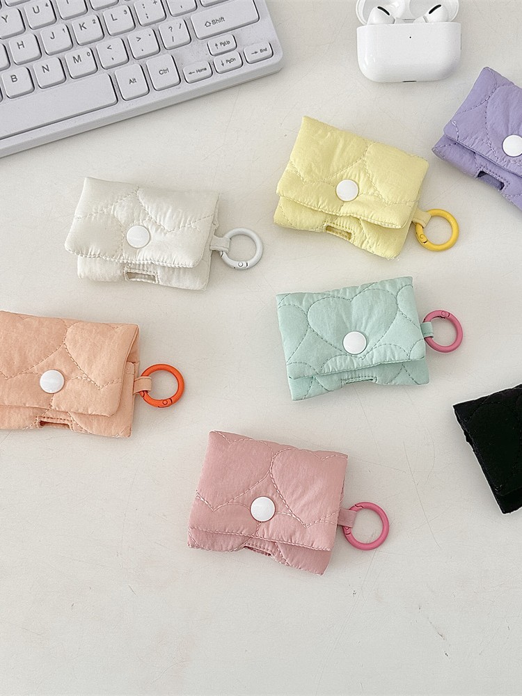 41261 ins new style suitable for apple AirPods bluetooth earphone bag cute earphone storage protection soft case