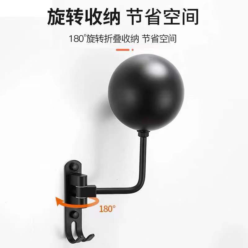 Wall-mounted motorcycle helmet rack is suitable for a variety of helmet brackets, non-perforated display rack, hat storage rack