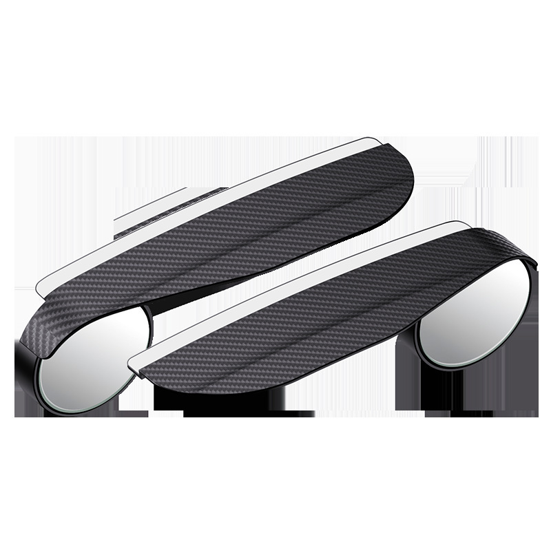 Wholesale car rearview mirror blind spot auxiliary mirror reversing rearview mirror 360 degree adjustable car rain eyebrow small round mirror
