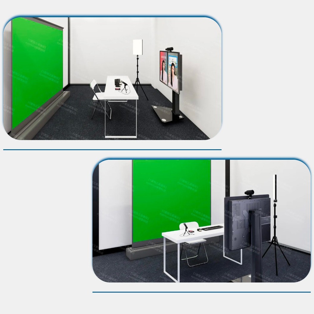 E-Commerce Live Broadcast Training Room Construction Equipment Solution Full-Process Service Virtual Studio Live Broadcast Training Solution