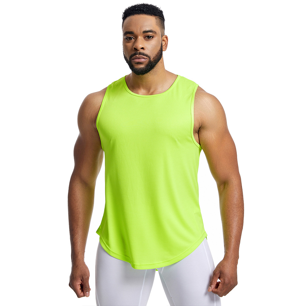 Silk Tutu Sportswear Quick-Drying Vest Men's Summer Loose Large Size Fitness Clothing Mesh Running Basketball Vest