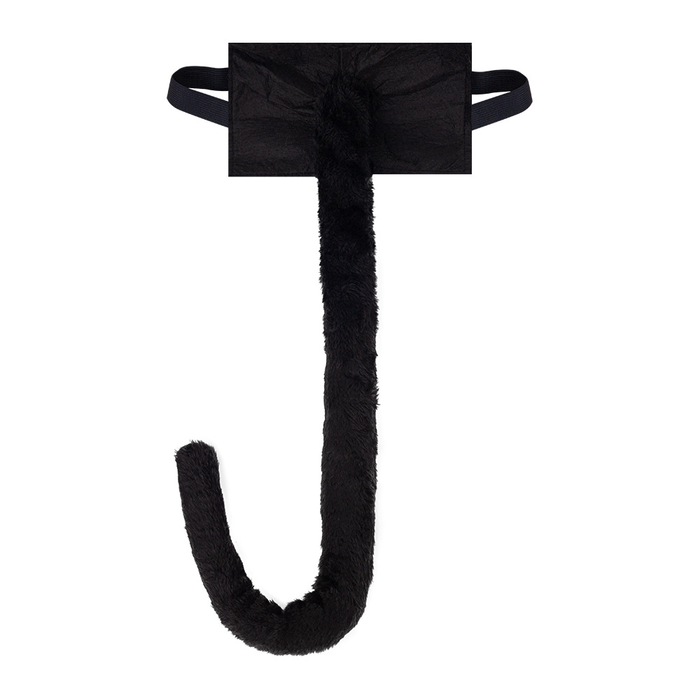 Halloween animal tail suit ball animal demon tiger black cat tail Amazon cross-border supply
