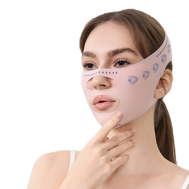 Sleep v face bandage small face bandage face lifting ramen carving instrument double chin masseter mask v face artifact card