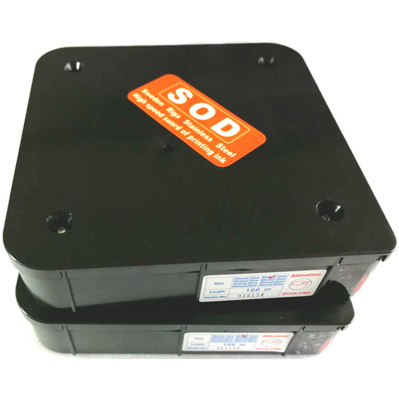 SOD stainless steel scraping ink glue printing scraper ink printing scraper coating machine gravure flexo scraper