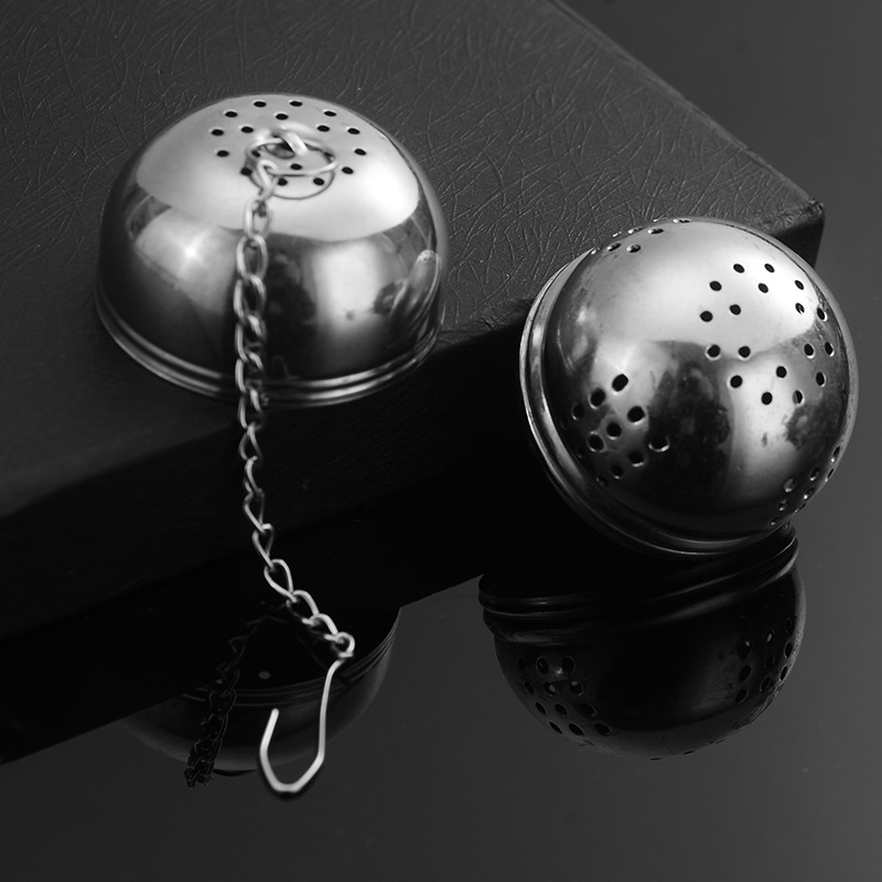 Creative multi-functional stainless steel egg-shaped seasoning ball soup stew meat tea filter net restaurant seasoning spice box