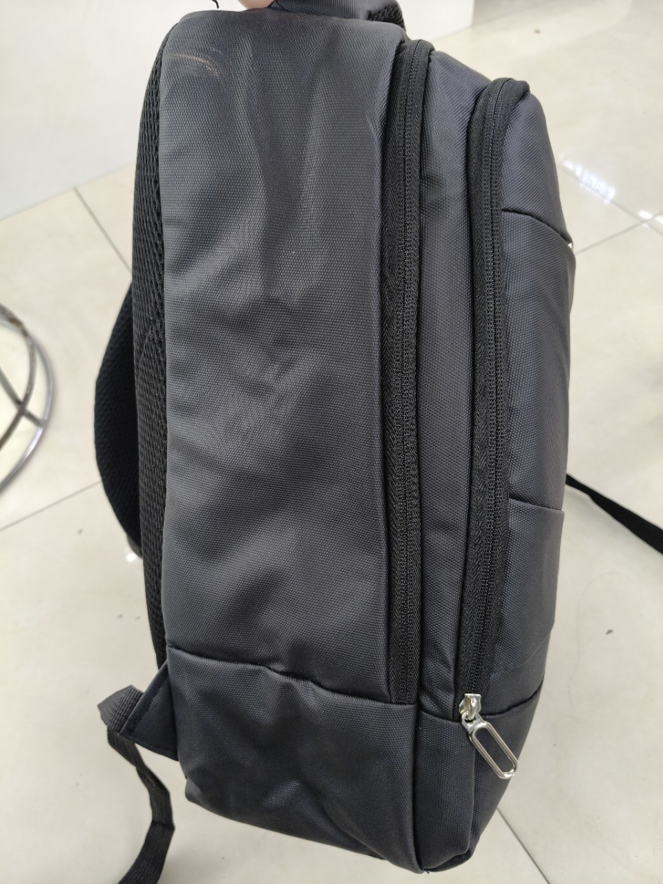 Casual Backpack Men's Business Casual Short-Distance Commuting Computer Backpack Large Capacity Multi-Compartment Water-Repellent Backpack Leather