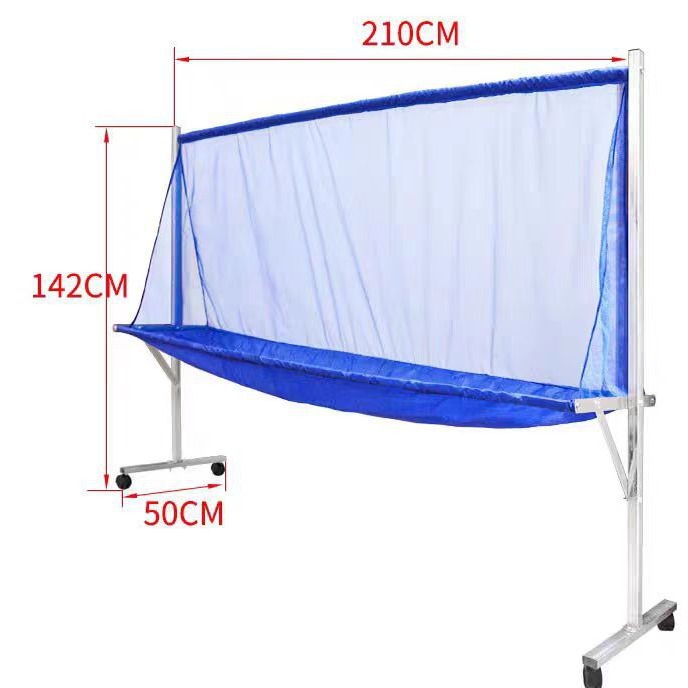 Table tennis catch net floor-to-floor catch net ball collector multi-ball frame pick-up net mobile floor-to-floor surround catch net