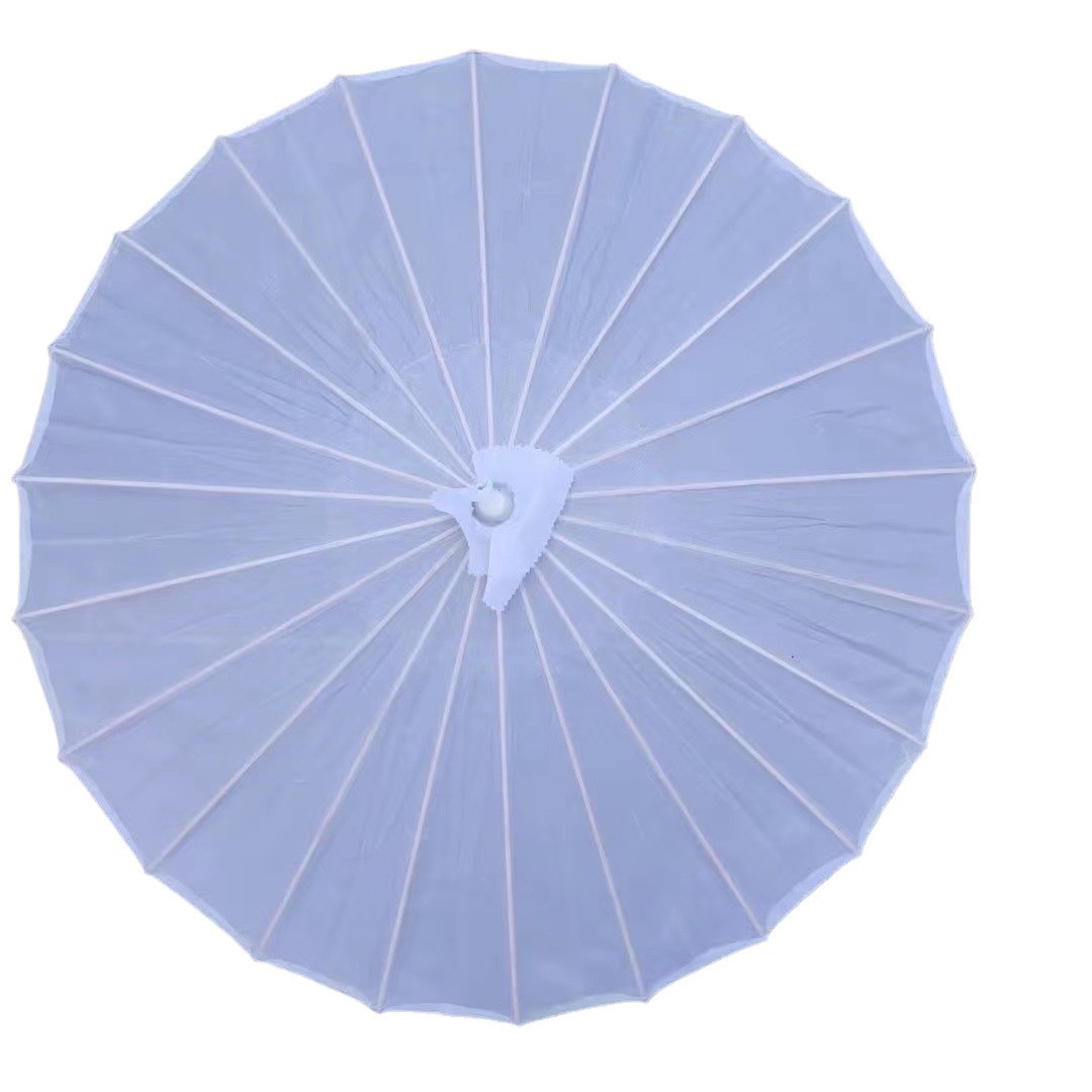 Blank handmade oil paper umbrella diy material bag kindergarten children's creative painting painted small umbrella national style decoration