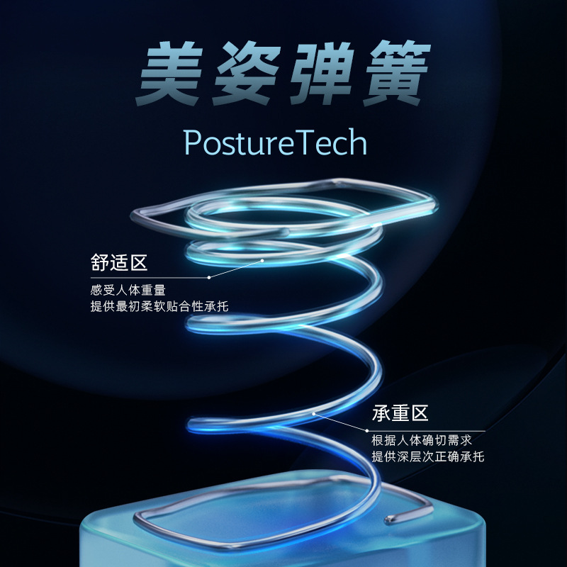 [Explore] Silk Soft and Hard Dual-Purpose Youth and Kidsren's Spine Protection Spring Mattress Home Cushion 0 Glue