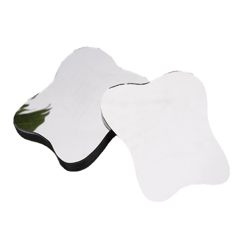 Korean ins Same Style Irregular Mirror Student Bedroom Dormitory Desktop Makeup Room Simple Makeup Mirror