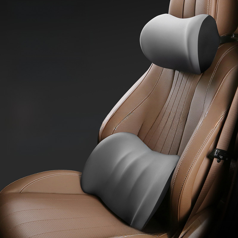 Car Headrest Lumbar suit Car Universal Lumbar Support Memory Foam Pillow Seat Neck Pillow Lumbar Support