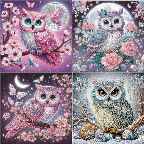 Customized Cross-Border Diamond Painting Handmade DIY Dot Diamond 5D Special-Shaped Diamond Diamond Sticker Mosaic Gem Embroidery Cross Stitch