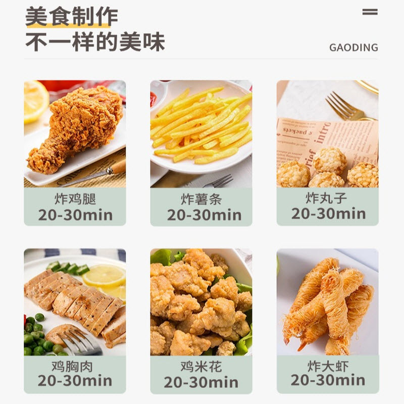 Source factory 12L electronic air fryer 100V-240V export global electric fryer cross-border Amazon