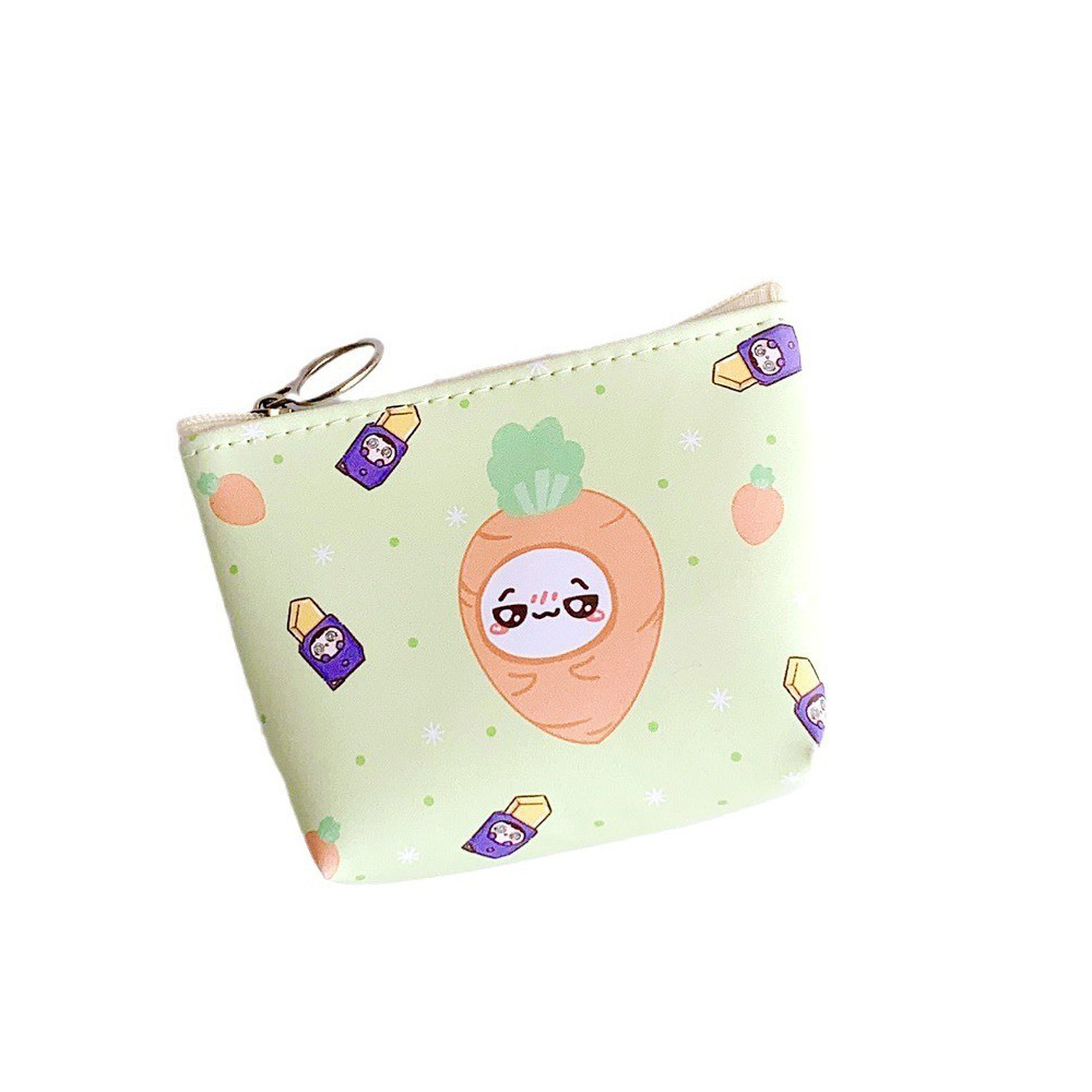 Cross-Border Customized Pu Coin Purse Cute Cartoon Portable Pu Simple Mini Bag Kidsren's Coin Bag Small Storage