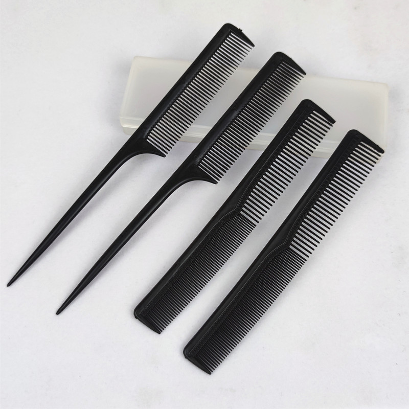 Двусторонняя расческа, расческа с густыми зубьями, портативная одноразовая расческа, расческа для разделения волос, расческа для окрашивания