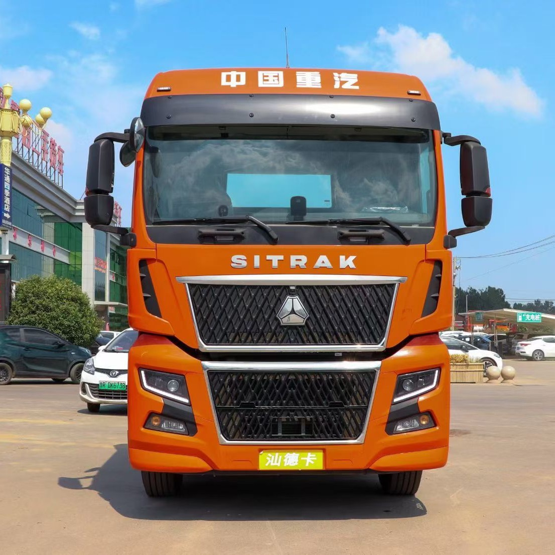 Экспортный трактор Howo 6*4, полуприцепной трактор с двигателем Sinotruk, грузовой трактор с мощностью 380 л.с.