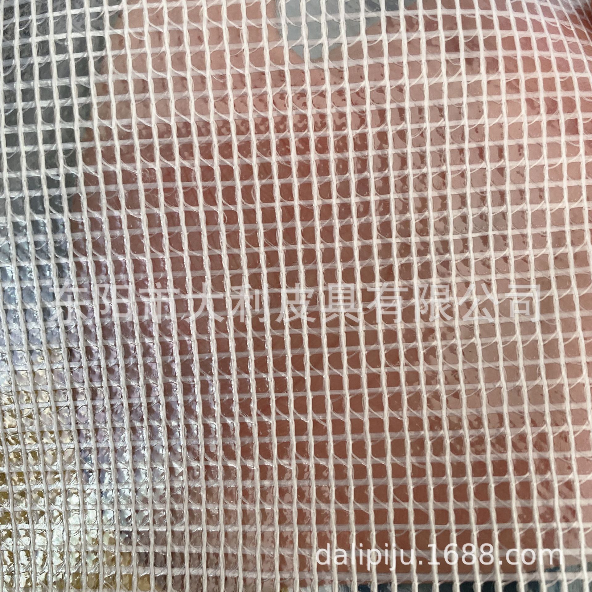 Yiwu spot supply PVC mesh pvc mesh transparent thickness 23 silk waterproof wear-resistant storage luggage material