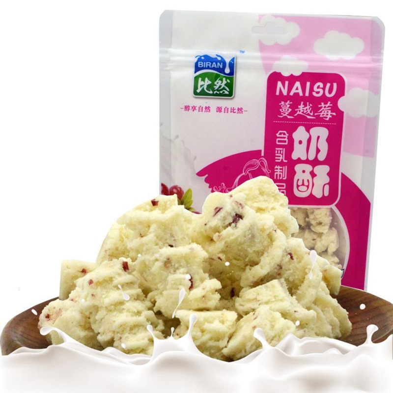Biran 150g cranberry milk crisp cheese yogurt pimple delireba same style wholesale Inner Mongolia Specialty milk