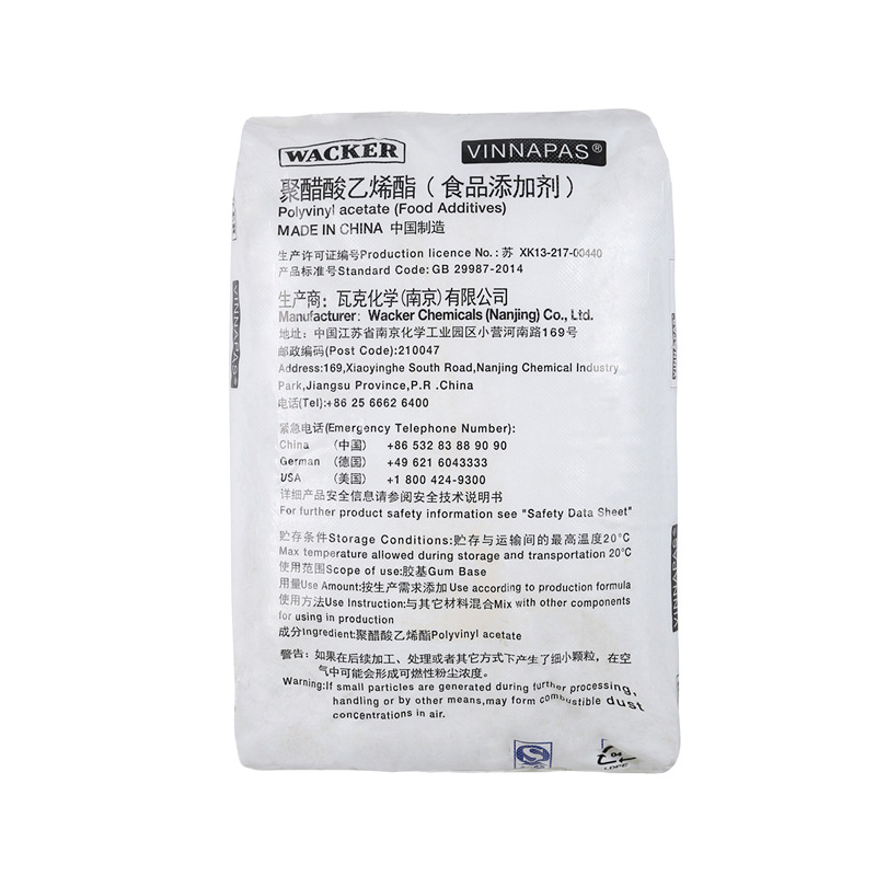 Polyvinyl Acetate WACKER PVAC N100 Low Shrinkage Agent to Improve Initial Adhesion Instead of Acrylic Acid