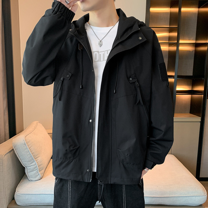 2024 New Autumn American Workwear Retro National Fashion Brand Jacket for Women, Spring and Autumn Outdoor Hiking Windproof and Rainproof