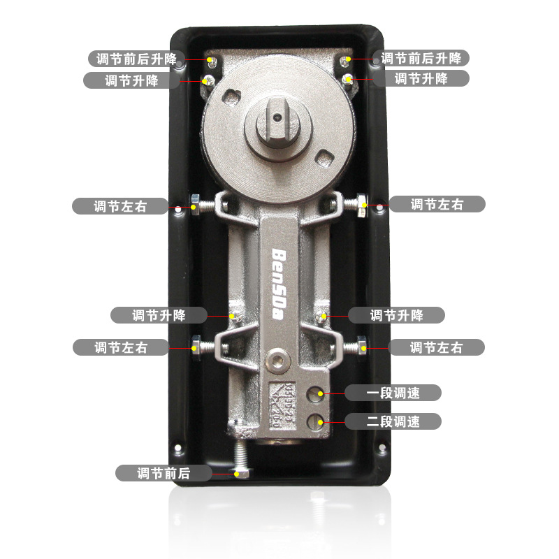 Glass Door Floor Spring H220B Heavy-Duty Positioning Floor Spring 818 Frameless Door Shop Door Floor Spring Accessories