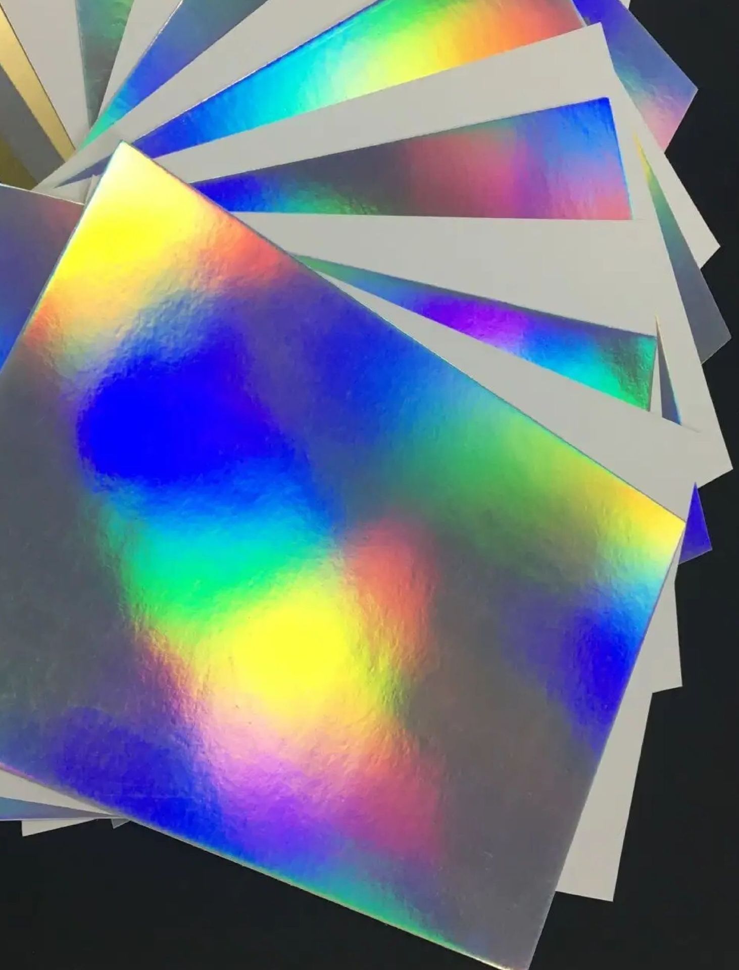 128/157/180/250/350/400g laser bright polyester paper printing and packaging aluminum foil matte gold silver cardboard