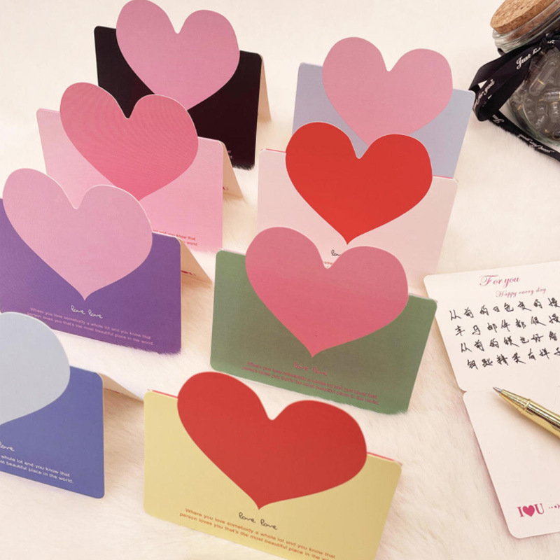 Кросс-бодрствующая креативная универсальная открытка с любовью, благодарственная открытка, праздничная открытка