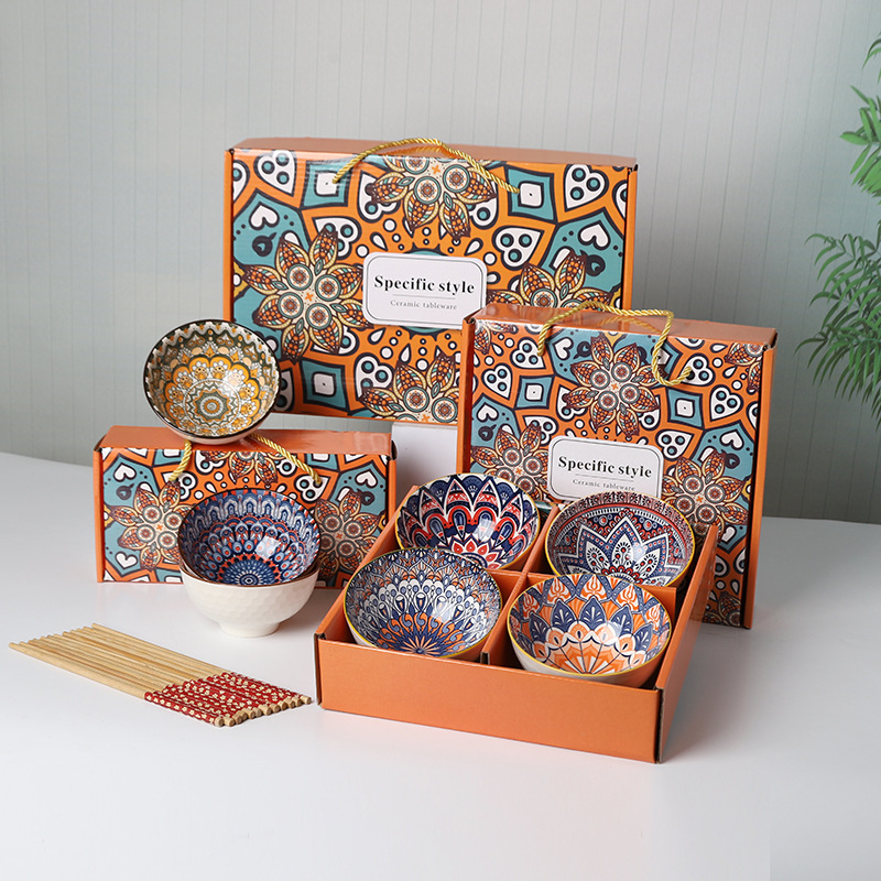 Набор мисок и палочек, подарочные коробки для мероприятий