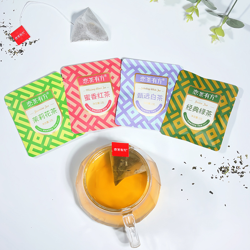 Hotel Tea Bag Catering Green Tea Bag Tea Room Disposable Jasmine Tea Independent Small Packaging Black Tea Commercial 2g