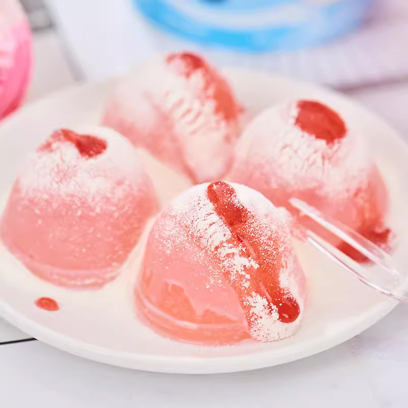 Postage Xichilang powder jelly barrel 135g117g coffee tea flavor powder shake rock jelly snacks wholesale