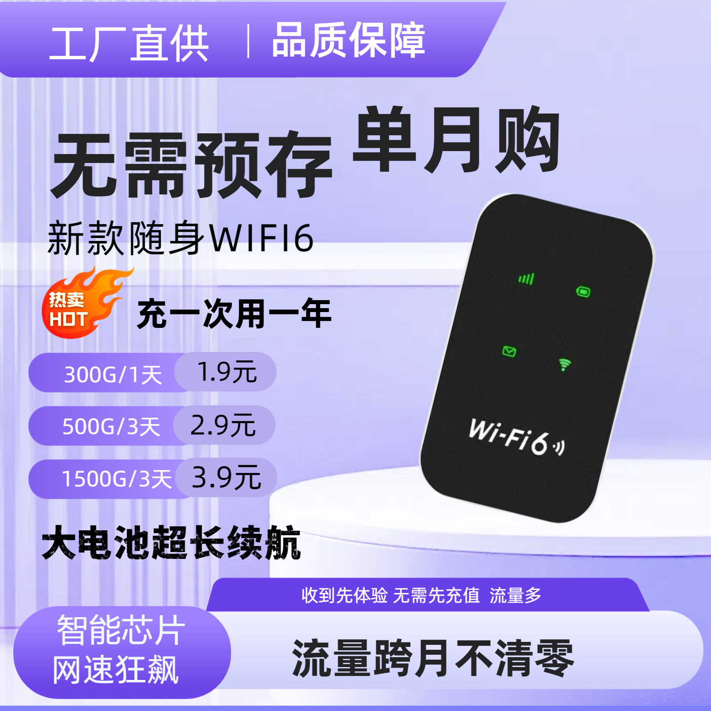 Mobile Portable Wifi Home Rental Router Wireless Outdoor Live Broadcast Dormitory Construction Site Internet Car Hotspot Network