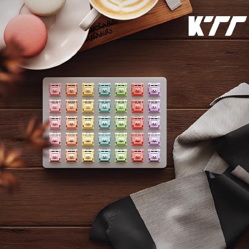 In-Stock Ktt Macaron Series Linear Profile Switches Mechanical Keyboard DIY Customization 5-Pin