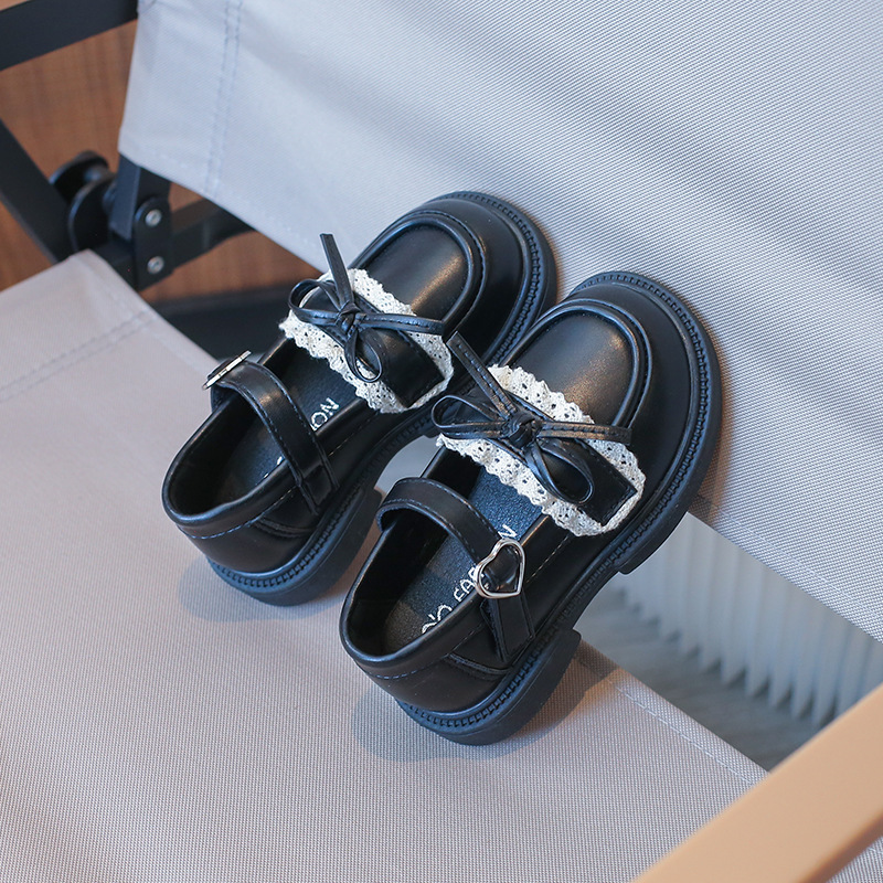 Girls Princess Small Leather Shoes 2025 New Autumn Soft Sole Mary Jane with Skirt College Style British Children's Shoes