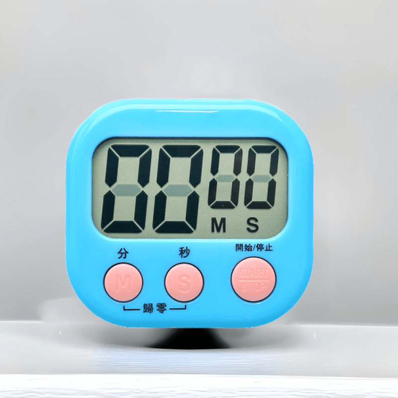 Cross-Border Student Digital Stopwatch Reminder Kitchen Baking Timer Chinese and English Large Screen Electronic Timer