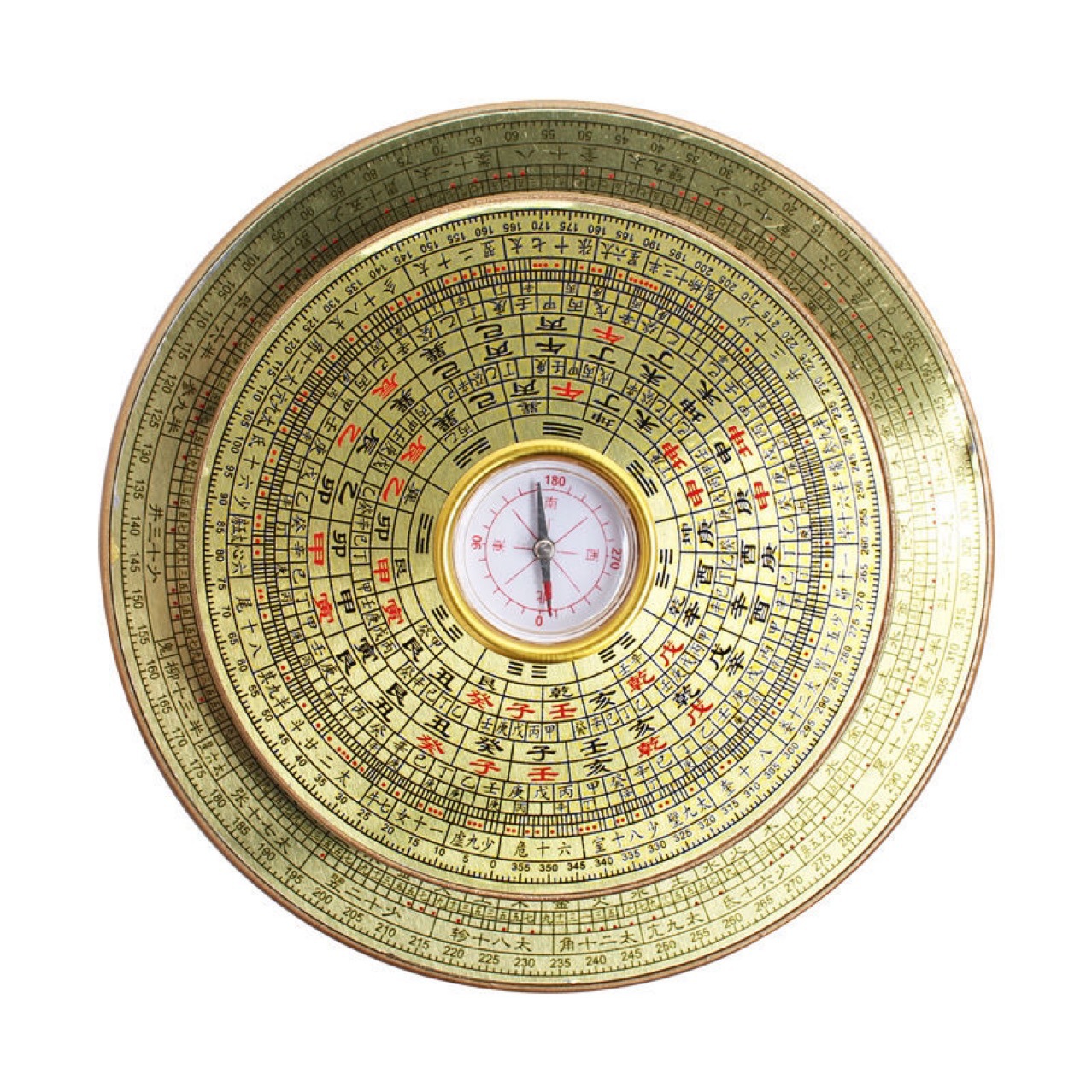 Manufacturer Wholesale Feng Shui Compass, Comprehensive Compass, Compass Instrument, Large and Small Imitation Copper Feng Shui Ornaments
