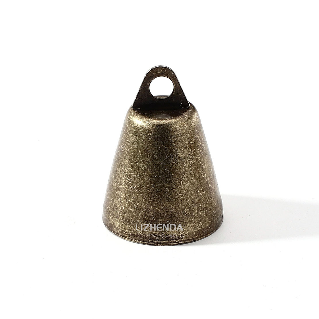 Christmas bell metal open horn Bell Bell Christmas decorations accessories pet Bell retro iron bell