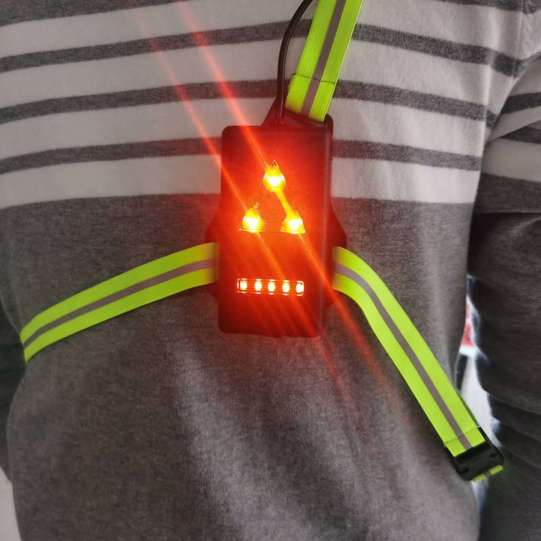 Running Light Night running light chest light strap night running light portable running light USB charging safety running light