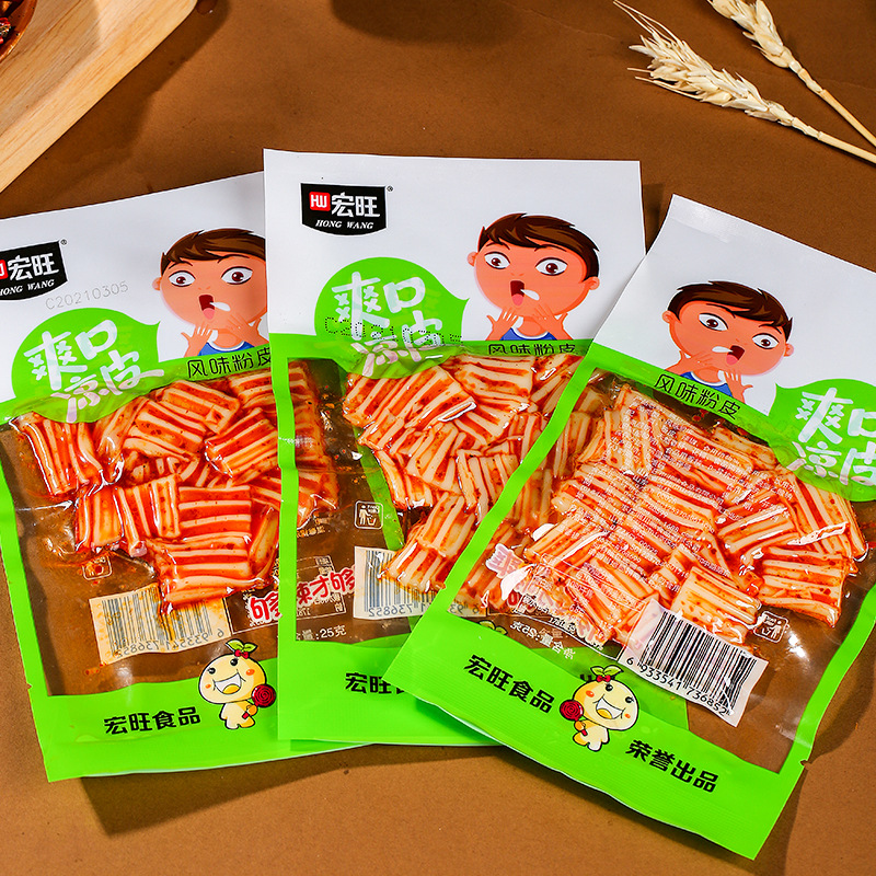 Острые полоски холодного тофу Хонгван, закуски из детства, классические острые ломтики