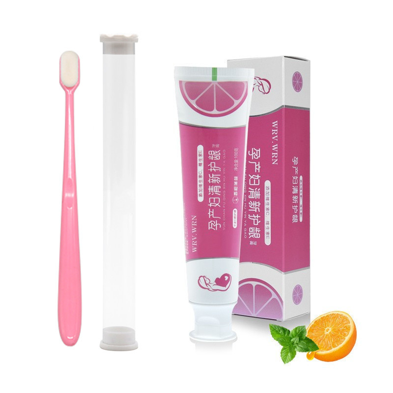 Luna Toothbrush Postpartum Soft Hair Super Soft for Pregnant Women Luna Toothbrush Toothpaste Set for Pregnant Women