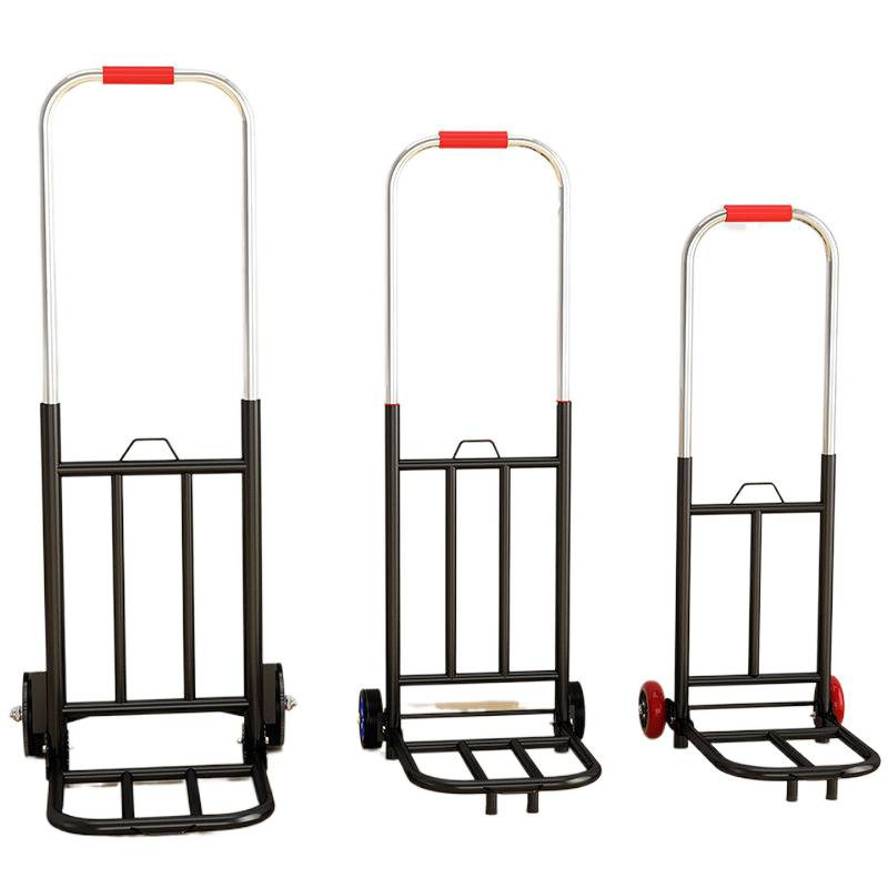 Small Folding Cart for Home Use, Moving, Shopping, Market Stall, Lightweight Portable Luggage Cart