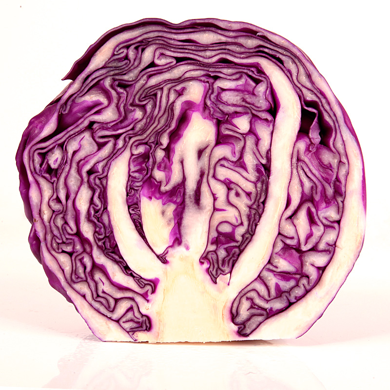 Shandong Shouguang Fresh Purple Cabbage Cabbage Vegetable Salad Juice Cold Dish Sx009