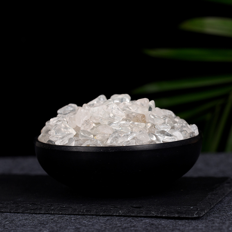 Natural White Crystal Pink Crystal Citrine Amethyst Green Dongling Color Fluorite Aromatherapy Donghai County Crystal Gravel Wholesale